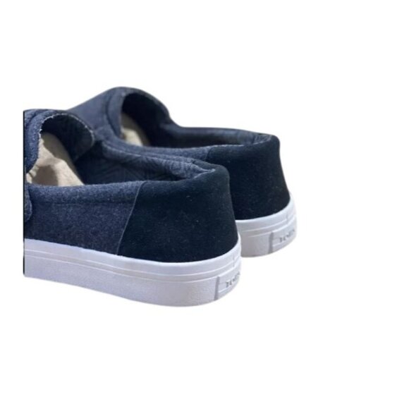 Toms NWOB Womens Altair Black Felt Suede Slip On Shoes Size 9.5 Hook Loop - Picture 4 of 5